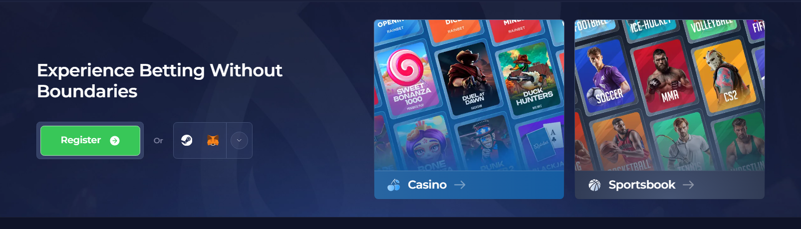 Rainbet Casino Games